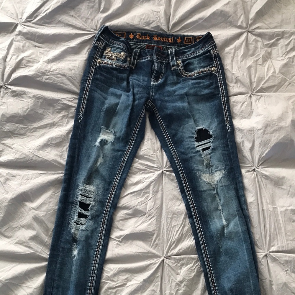 Rock revival skinny jeans